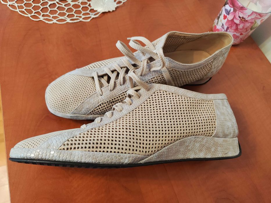 Piękne buty sportowe sneakersy skóra Premium 11 Amalfi by Rangoni