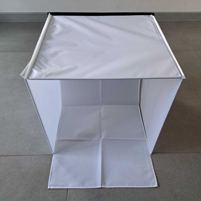 Whitebox do zdjęć produktowych, 4 tła, składane mini studio bez lamp