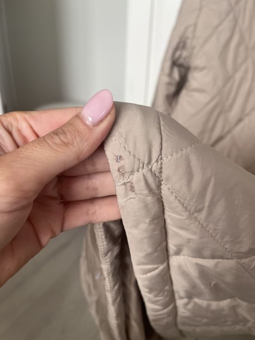 Kurtka parka płaszcz pikowany Zara S