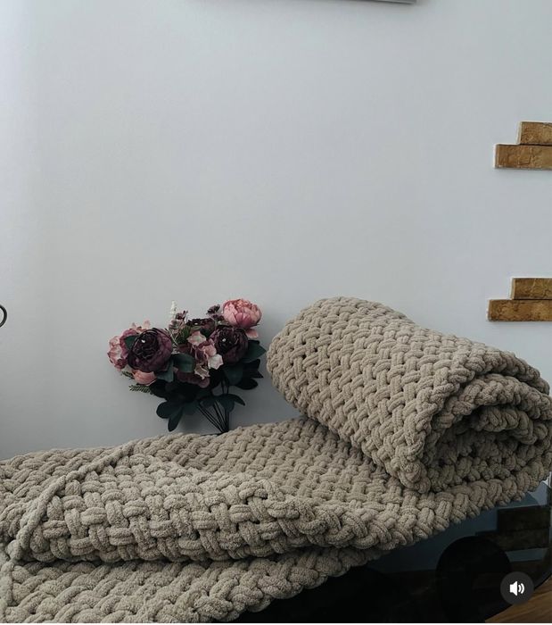 Плед з пряжі Alizze puffy