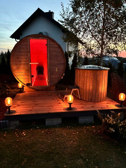 Domek na ,,Kaszubach"  sauna, jacuzzi, basen bez ograniczeń