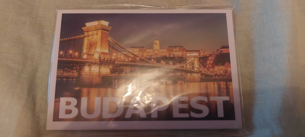 Magnes na lodówkę Budapeszt most Elżbiety Węgry