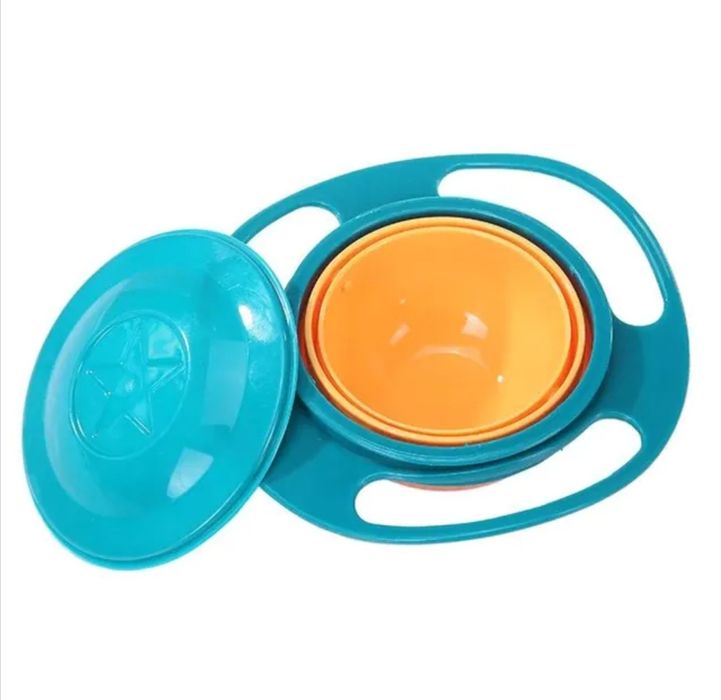 Тарелка детская перевёртыш, непроливайка