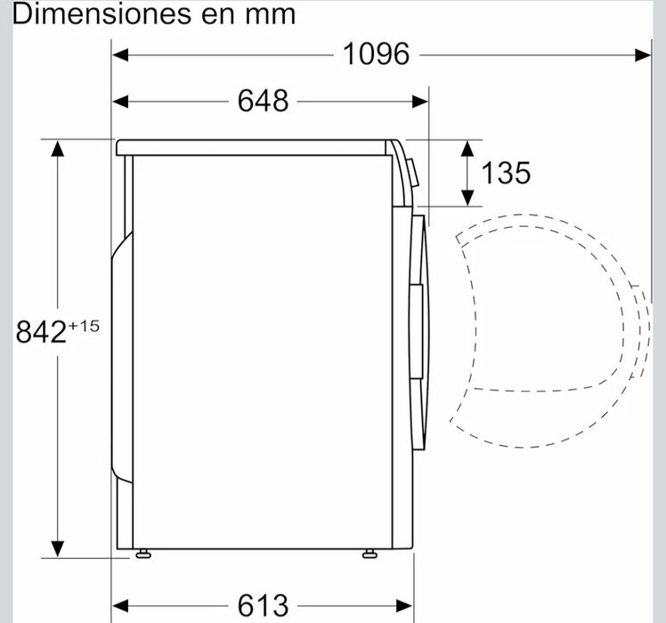 Máquina de secar roupa Bosch nova