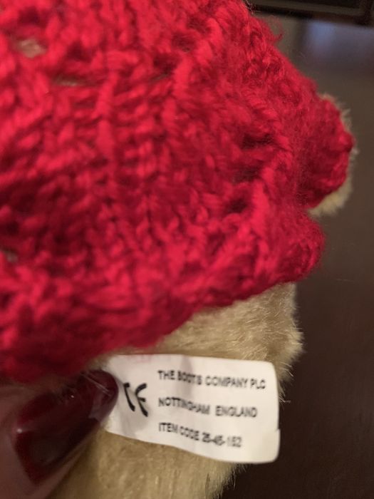 Винтажная мягкая плюшевая игрушка The Boots Company PLC Teddy Bear