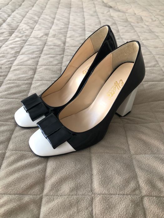 Туфлі чорно-білі, Італія, розмір 37