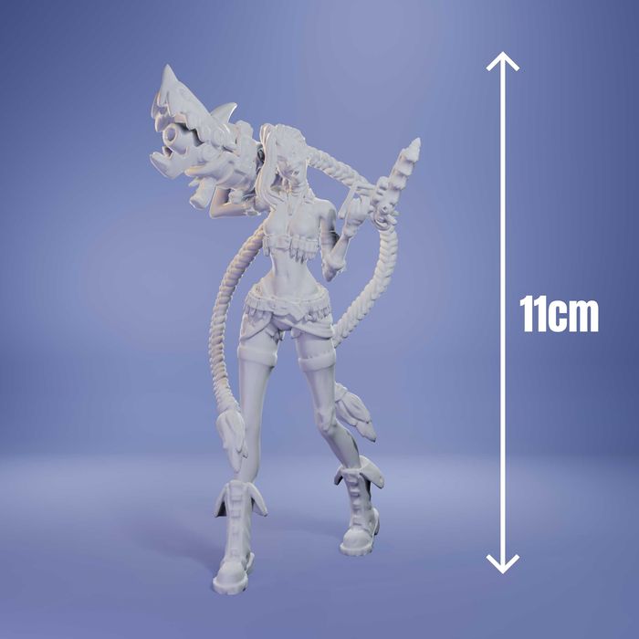 Jinx - League of Legends 11cm Żywiczna Figurka Kolekcjonerska