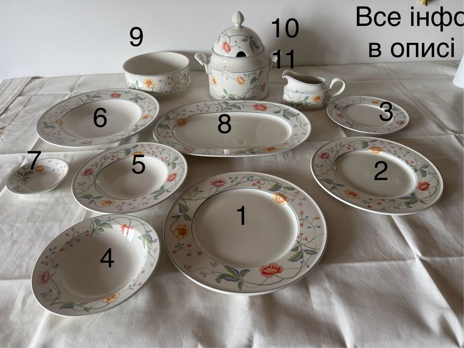 Сервіз поштучно колекція Albertina V& B