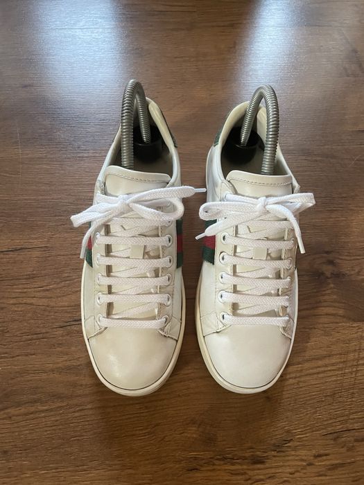 Oryginalne sneakersy buty Gucci Ace Classic kupione w Rzymie size 34