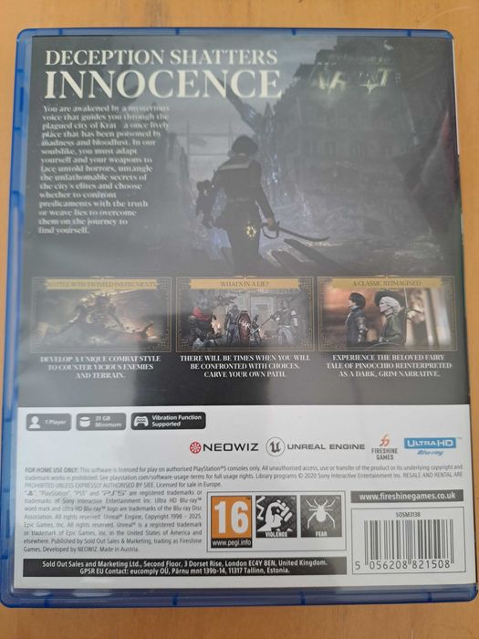 Gra Lies of P, PS5