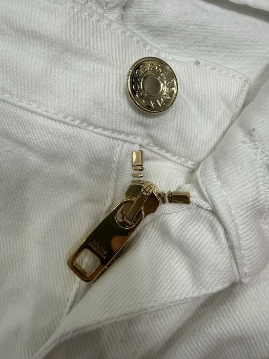 Dolce & Gabbana штани жіночі джинси білі штаны дольче габана italy