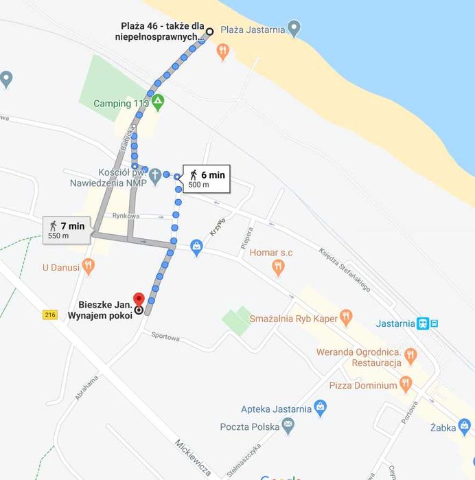 Wolne pokoje lato Jastarnia, Półwysep2026
