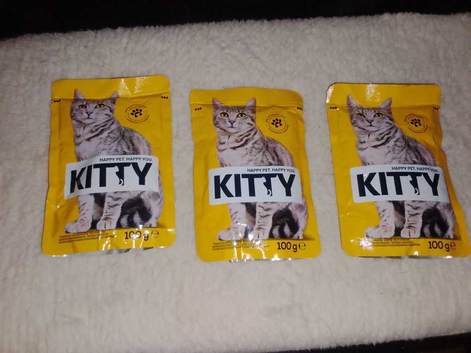 Saquetas de comida Húmida Kitty