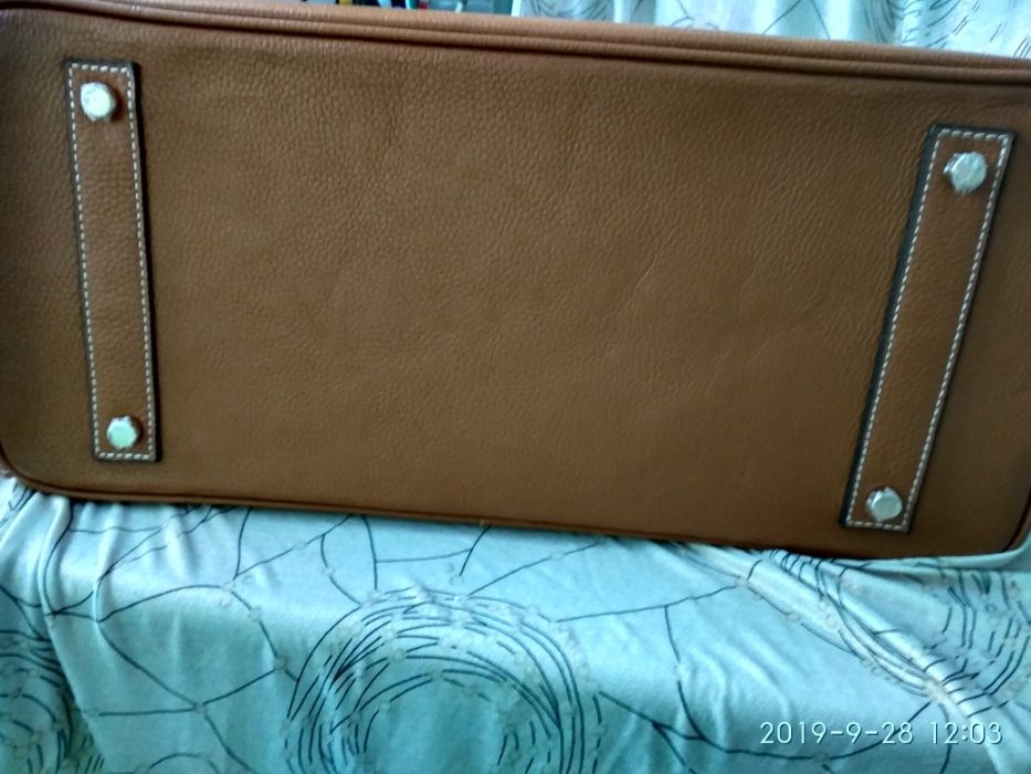 Skóra Nowa skórzana torba ROUVEN