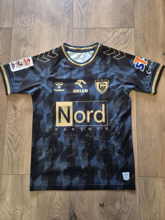 Koszulka GKS Katowice z autografami całej drużyny