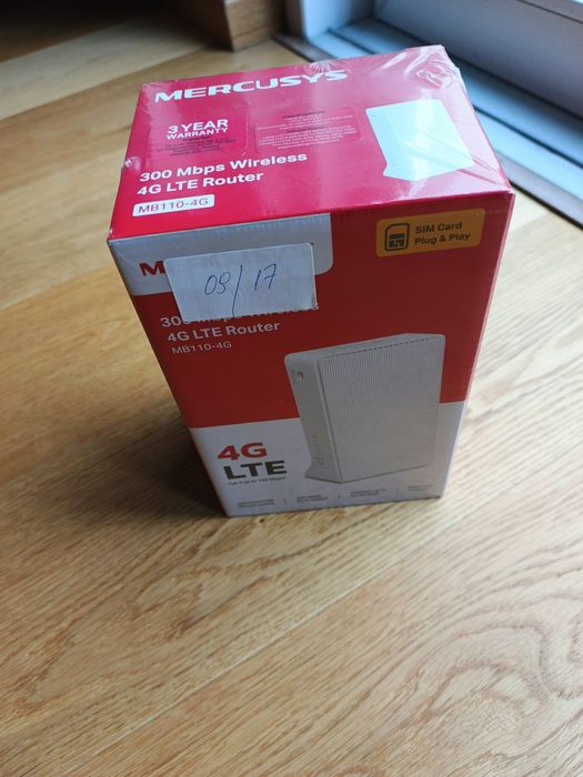 Mercusys Router 4G LTE NOWY gwarancja