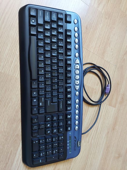 Klawiatura Apollo PC Komputer PS/2  USB Laptop