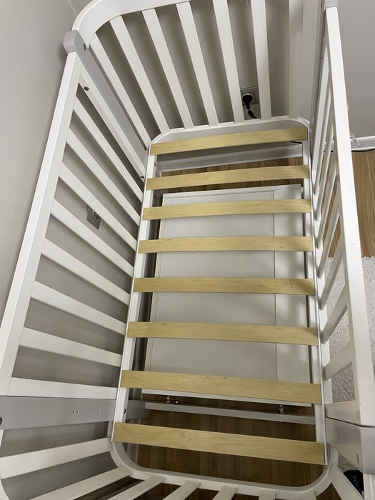 Дитяче ліжечко з маятником та шухлядою Марсель Angel baby