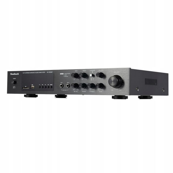 Wzmacniacz 600W Bluetooth Mini AV-628BT wzmacniacz HiFi FM/AM