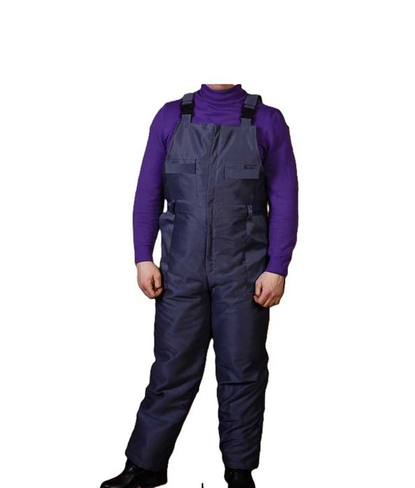 Полукомбинезон рабочий зимний утепленный синтепоном больш размер 60-62