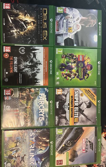 Konsola Xbox one+kinect+pad+20 gier