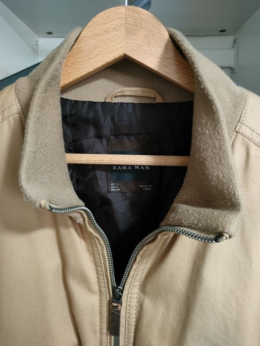 Casaco homem L Zara beje