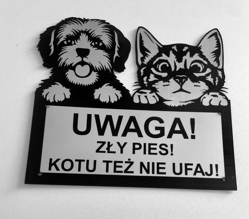 Tabliczka uwaga pies