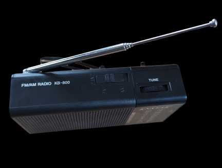 Radio radyjko na baterie kieszonkowe małe