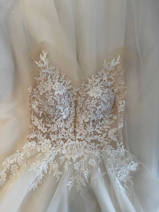 Suknia Ślubna Nowa boho R38 kolekcja 2024 Szycie na miarę