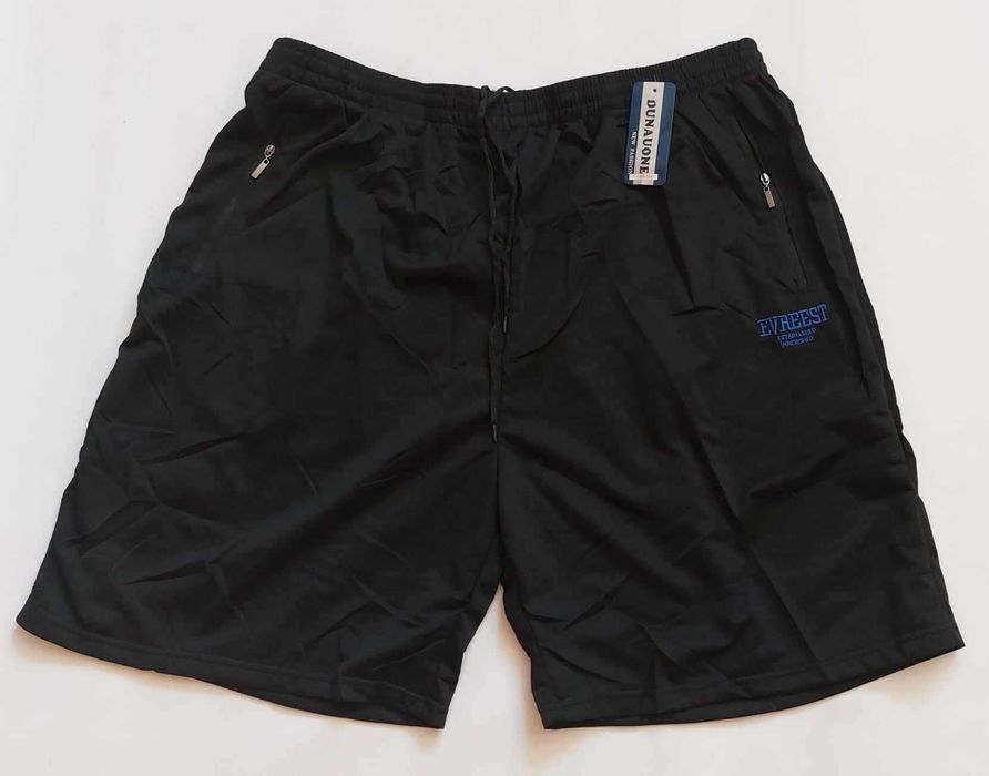 Spodenki męskie dresowe bawełna Dunauone Y-6569 kieszenie r. 6XL-138cm