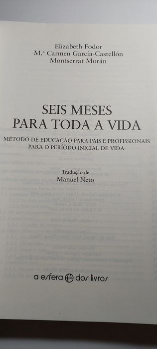 Seis Meses para Toda a Vida - Elizabeth Fodor