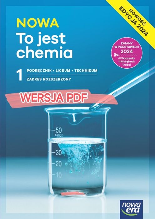 To jest chemia 1 zakres rozszerzony nowa era