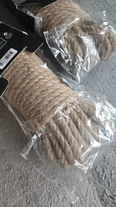 2 x  sznur konopny 10 m bondage