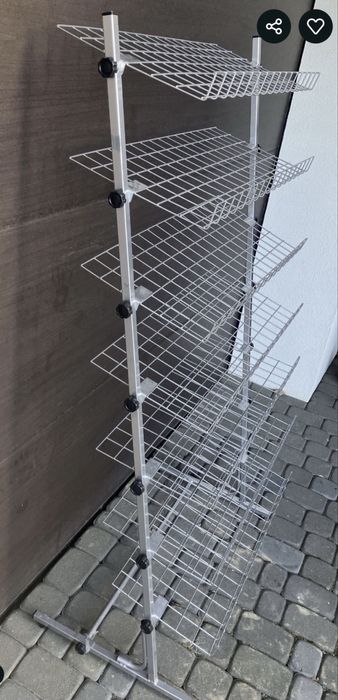 Stojak metalowy 7 półek