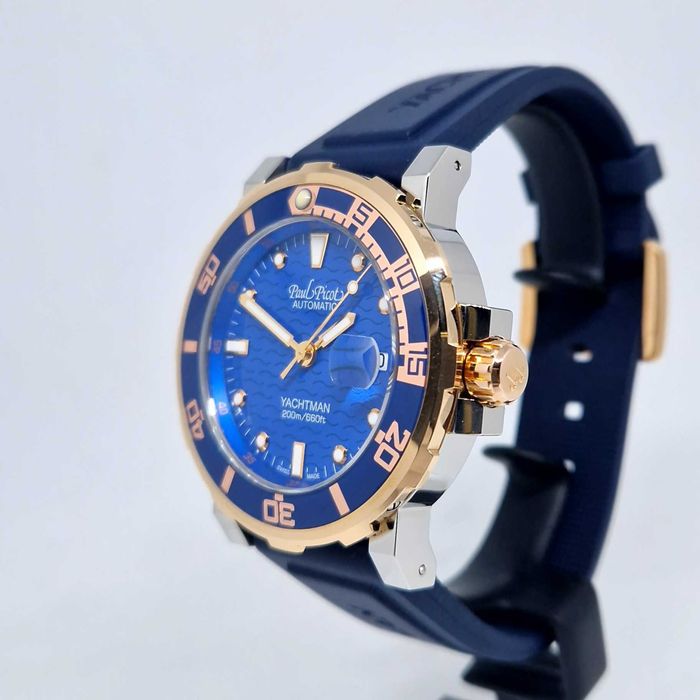 Paul Picot Yachtman III Date P1151.SRG.1604 steel\ Gold 18 K
