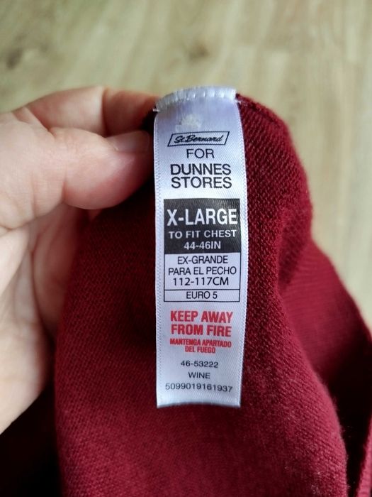 Sweter męskie z wełną merynosa Dunnes