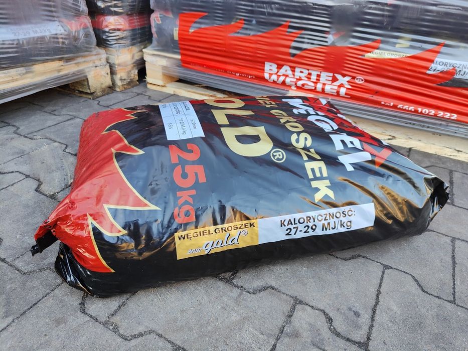 Węgiel Groszek BARTEX GOLD 27-29MJ Oryginalny super jakość