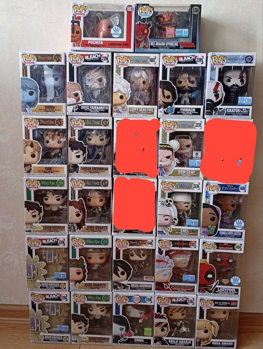 Funko pop leveling naruto kaiju black jujutsu bleach hunter demon