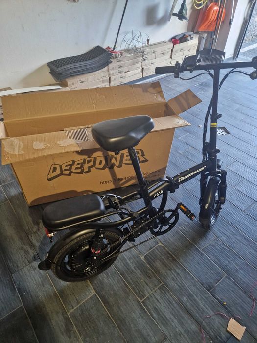 Rower elektryczny deepower k316 mały składany