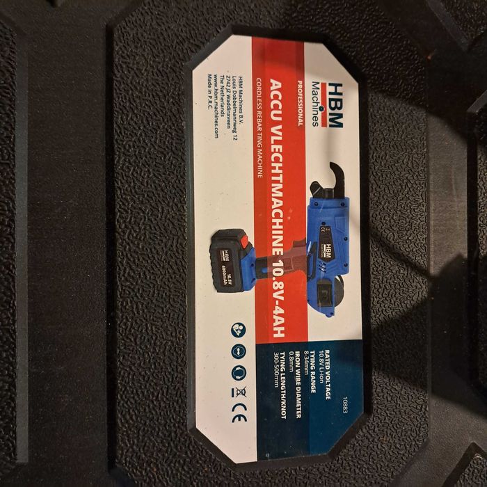 Bezprzewodowa wiązarka do drutu HBM 10,8 V 4000 mAh