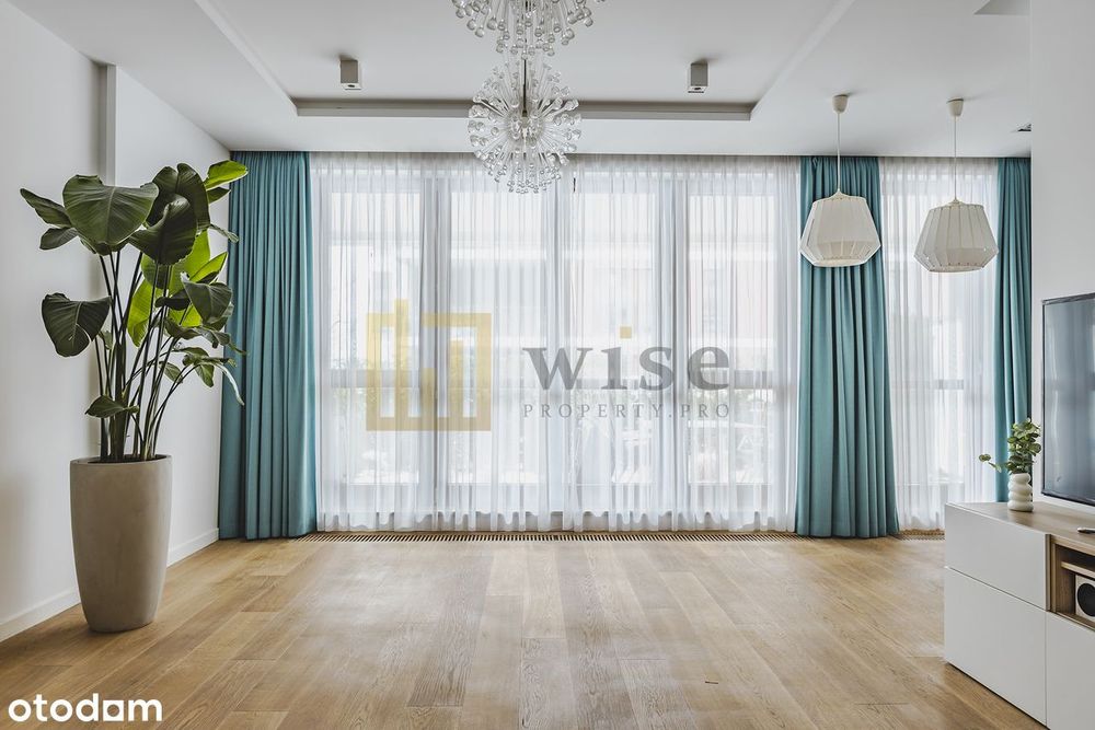 Luksusowe mieszkanie 114,28 m2, 2 ogródki, Wilanów