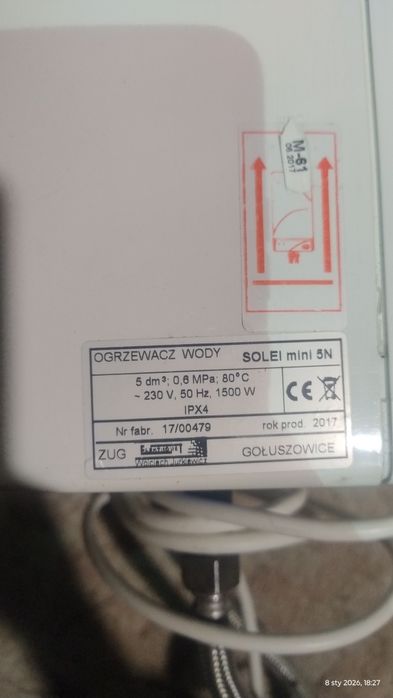 Elektryczny podgrzewacz wody solei