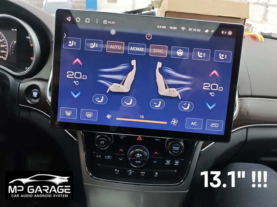 Radio Android Jeep Grand Cherokee WK2 4G Qled+ CP/AA Nawigacja Montaż