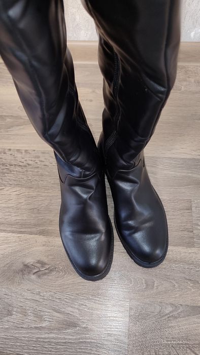 Ботфорди зимові чорні