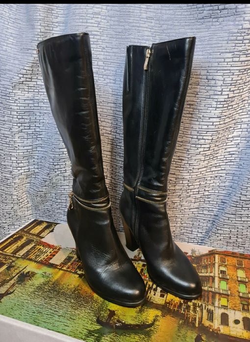 Buty kozaki Venezia r 38 24.5 cm wkładka