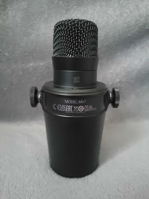 Mikrofon Shure MV7-K - kompletny zestaw w 100% sprawny USB/XLR