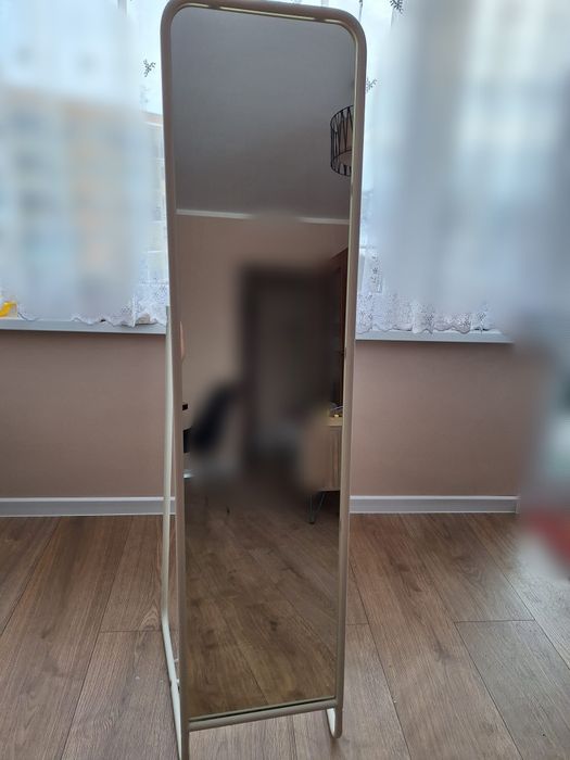 Lustro białe stojące IKEA KNAPPER