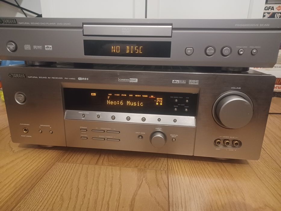 Amplituner yamaha rx-v450 + gratis dvd s540