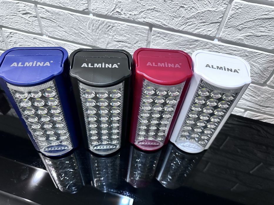 Ліхтар переносний Almina світлодіодний з повербанком 220V