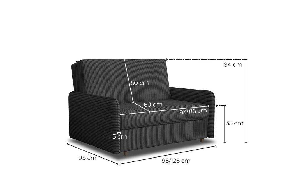Amerykanka Alex, sofa, kanapa, łóżko. Fotel rozkładany, funkcja spania